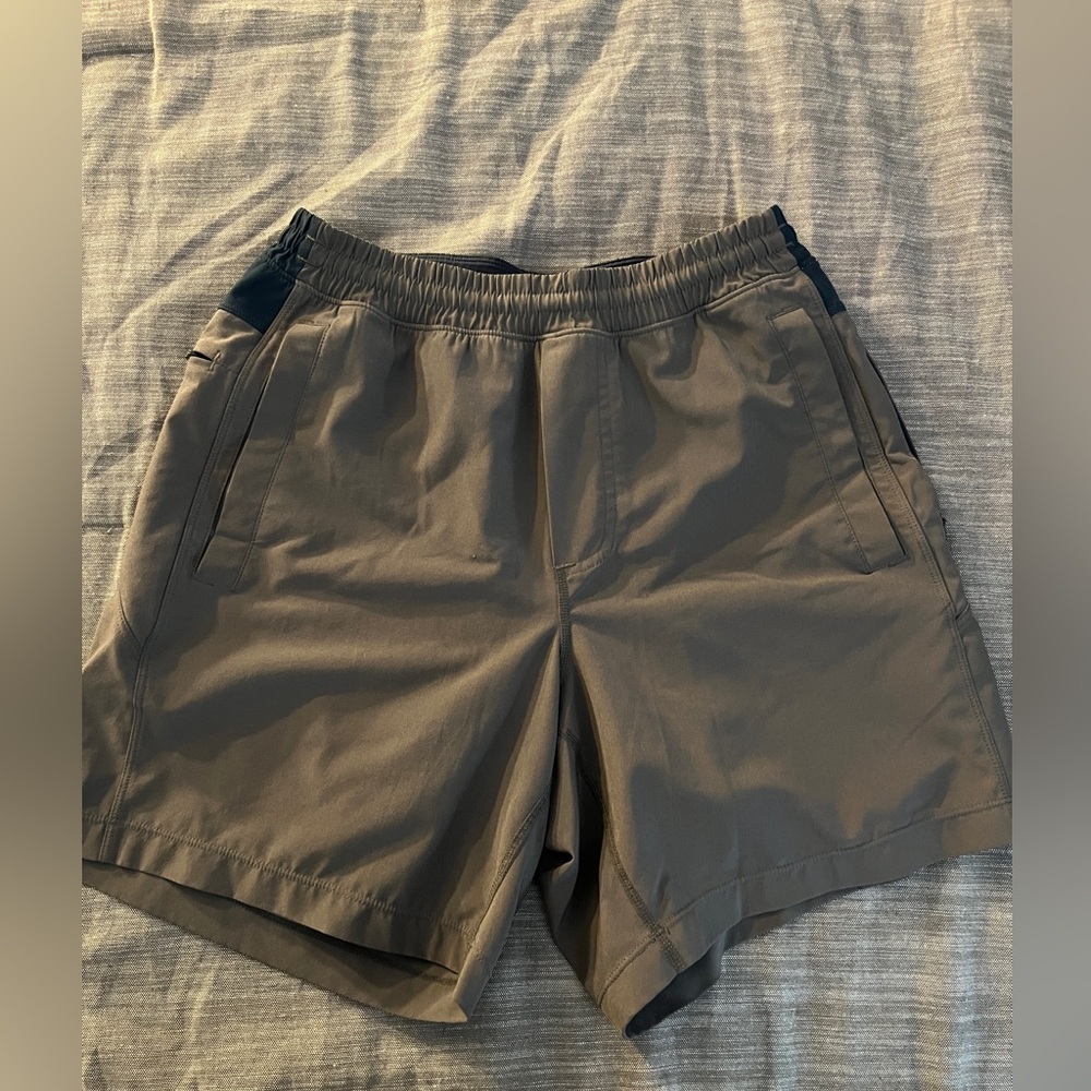 Birddog Shorts, gray and blue
